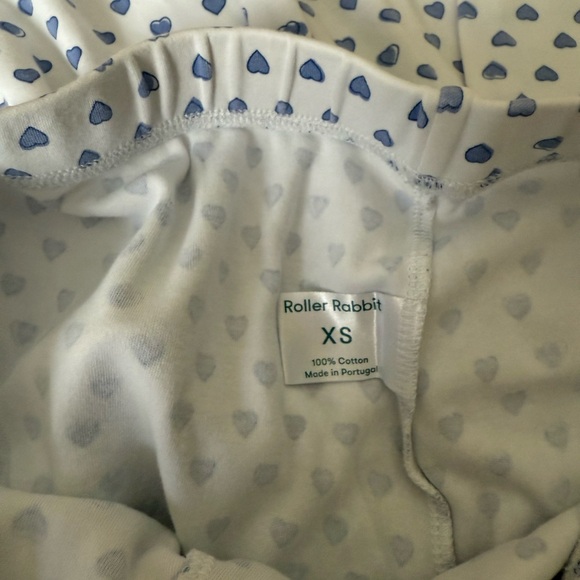 Roller Rabbit Blue Hearts Pajamas - Picture 4 of 5